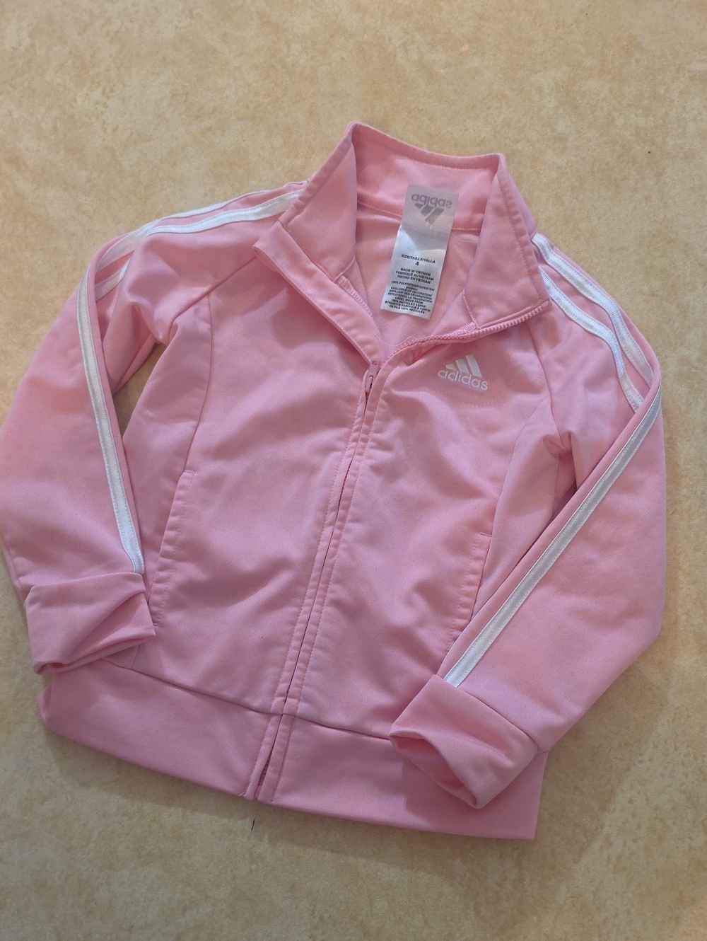 adidas Pink Kids Zip-Up Jacket